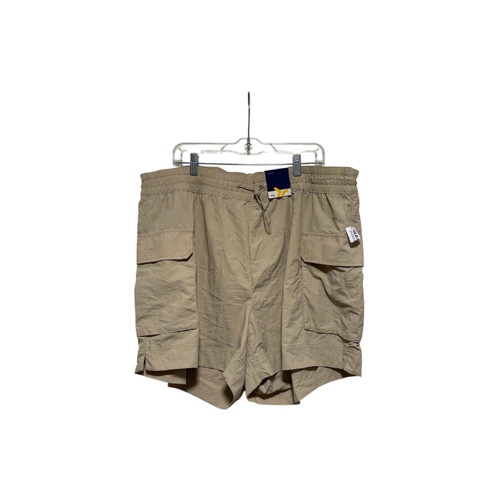Old Navy Women's High-Rise Cargo Bermuda Shorts Khaki Tan XXL NWT - Picture 2 of 6